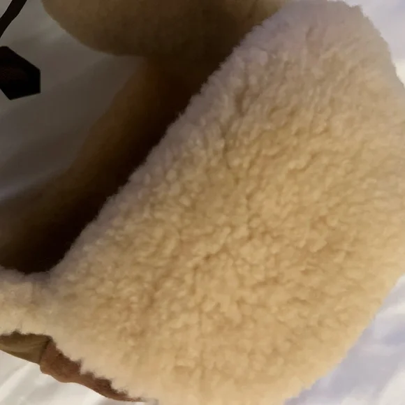 Vintage Hatters and Millinery Workers Union Leather & Sherling Flap Hat - Picture 5 of 10